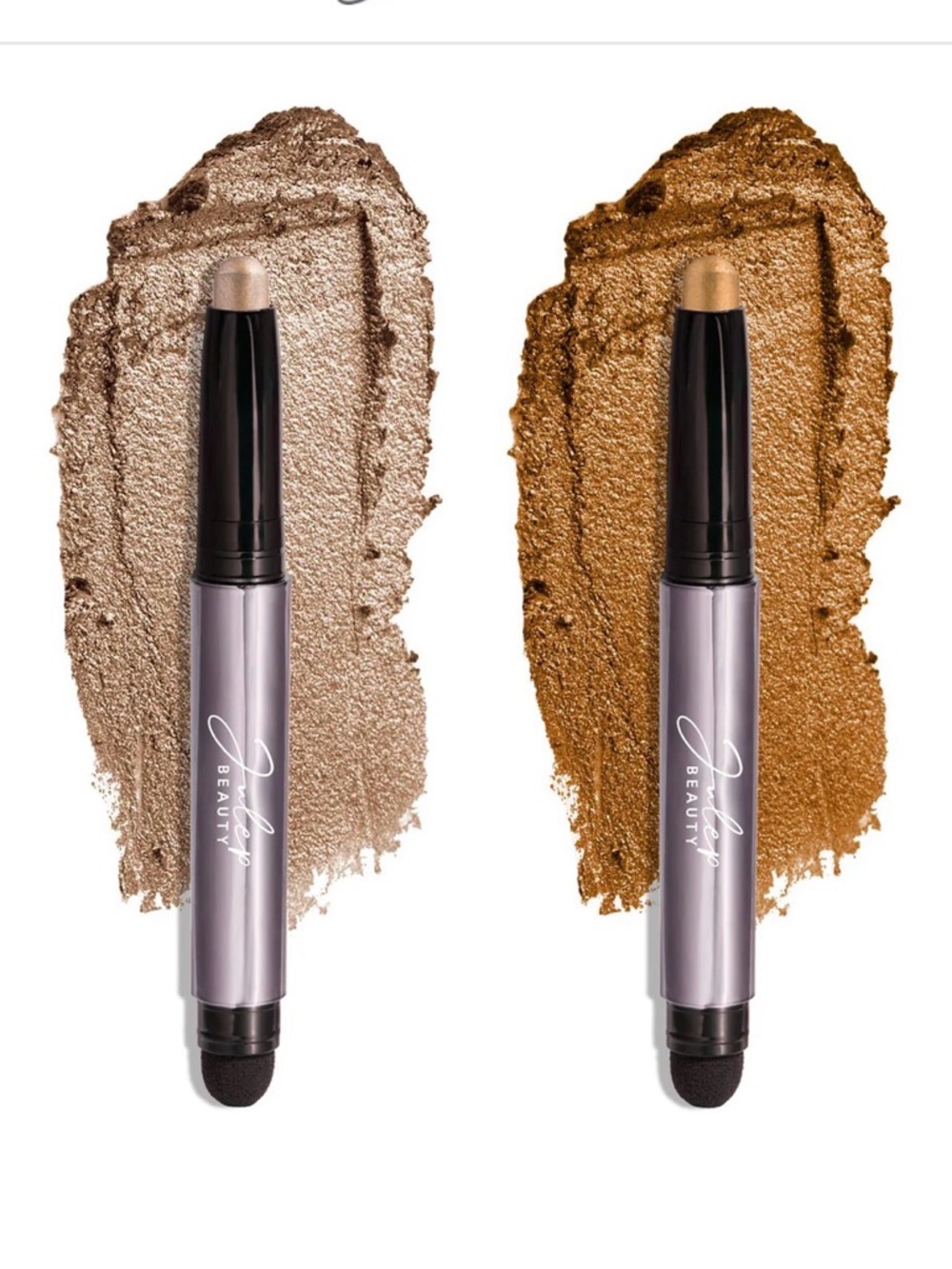 Julep  Eyeshadow 101 Duo - Silver Metallic & Honey Gold brand new in box